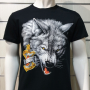 Нова мъжка тениска с дигитален печат HARLEY DAVIDSON -Вълк (Wolf), снимка 8