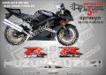 SUZUKI GSX-R 1000 2004- BLACK VERSION STICKER SET  SM-S-GSX-R-1000-BV-04, снимка 1 - Аксесоари и консумативи - 21306283