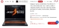 НОВ i7-14650H|RTX4060|32RAM|1TB SSD|WUXGA IPS 180Hz acer nitro 5 лаптоп laptop ацер gaming гейминг, снимка 11