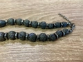 Огърлица от естествен вулканичен камък (лава стоун), ръчна изработка, снимка 3