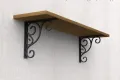 Конзоли , рафтодържачи стойки и ъгли за рафтове и етажерки от ковано желязо, снимка 6