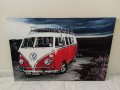 Светеща картина с Led осветление - VW Transporter old 2, снимка 1 - Картини - 35683836
