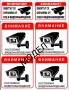 Охранителни CCTV Стикери, снимка 6