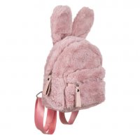 Детска плюшена розова чанта с уши , снимка 2 - Раници - 35749938