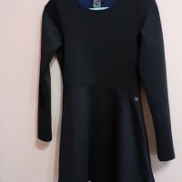 Черна плътна рокля , снимка 1 - Рокли - 35934849