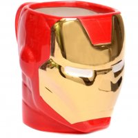 Код 91669 Забавна керамична чаша за топли напитки - комикс герой Iron Man / Айрън Мен., снимка 2 - Чаши - 33971795