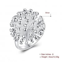 Сребърен пръстен таралеж, снимка 4 - Пръстени - 34211722
