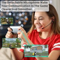 Геймърски слушалки с микрофон VersionTECH за PS5 PS4 Xbox One Nintendo, снимка 8 - Аксесоари - 39310963