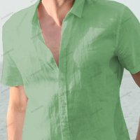 Мъжка лятна риза с къс ръкав, 6цвята - 023 , снимка 13 - Ризи - 41552427
