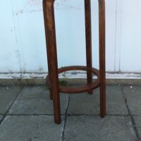Бар стол естествена дървесина, снимка 1 - Столове - 41379989