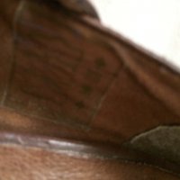 Страхотни кафяви обувки с каишка,естественна кожа №38, снимка 5 - Дамски обувки на ток - 34694268