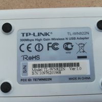 TP-Link TL-WN822N v1, снимка 4 - Мрежови адаптери - 40847275