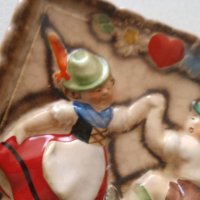    Античен Рядка колекционерски   Плакет за стена Австрия Тирол фолклор, снимка 11 - Антикварни и старинни предмети - 44313054