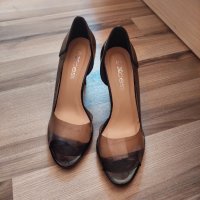 Дамски отворени обувки, снимка 1 - Дамски обувки на ток - 42219423