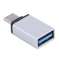 OTG преходник за захранване USB-А 3.0(ж)/TYPE-C(м), снимка 1 - USB кабели - 42372953
