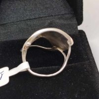 Сребърен пръстен с Опал-2,73гр/925, снимка 5 - Пръстени - 44476858