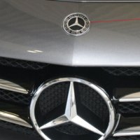 емблема за преден капак за Мерцедес Mercedes W212 W213 W238 W208 W124 W203 57мм, снимка 2 - Аксесоари и консумативи - 41503701