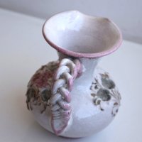 Керамична ваза Ainring Keramik Кана Немска керамика , снимка 4 - Вази - 41450009