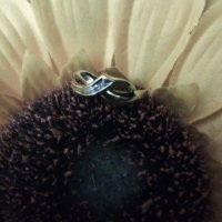 Златен пръстен с диамант, снимка 2 - Пръстени - 35563523