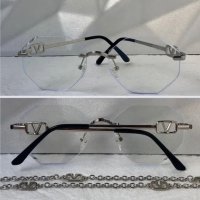 Valentino дамски слънчеви очила Осмоъгълник с верижка синджир, снимка 6 - Слънчеви и диоптрични очила - 41627456