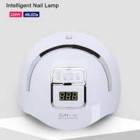 Комбинирана лампа за маникюр и педикюр SUN X Max, Бяла, UV LED, 228W, снимка 7 - Продукти за маникюр - 41973074