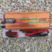 Инвертор на напрежение, UKC, 24V / 220V, мощност 2000W, снимка 1 - Други инструменти - 41371770