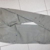 Продавам мъжки панталон с ластик в кръста сивозелен S, снимка 1 - Панталони - 36044706