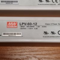 Захранване Импулсно LED захранване MEAN WELL  LPV - 150W / 100W / 60W - 12V,  IP67, снимка 13 - Друга електроника - 44402581