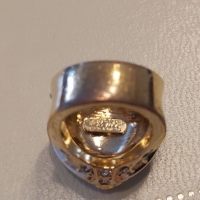 Versace-златен стар пръстен с естествени камъни, снимка 13 - Пръстени - 36039975