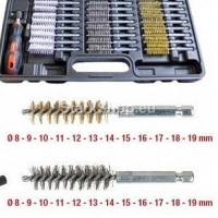  Комплект четки за почистване на инжектори и клеми, снимка 2 - Куфари с инструменти - 36246840