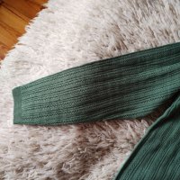 Дамски зелен пуловер- размер L, снимка 3 - Блузи с дълъг ръкав и пуловери - 39415642