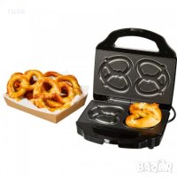 Уред за ГЕВРЕЦИ (бретцели) PRINCESS Pretzel Maker 700W / уред за брецели, снимка 1 - Тостери - 36706559