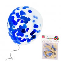 Балони - Прозрачен с конфети /10 броя/ всякакви цветове, снимка 2 - Декорация за дома - 34171196