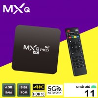 Промо █▬█ █ ▀█▀ Нови 4K Android TV Box 8GB 128GB MXQ PRO Android TV 11 /9 wifi play store, netflix , снимка 8 - Приемници и антени - 39361611
