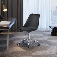 Ергономичен офис стол в черно МОДЕЛ 214, снимка 6 - Столове - 36065713