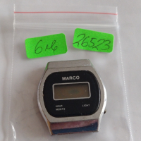 Ретро модел електронен часовник MARCO ANTI-MAGNETIC QUARTZ - 26523, снимка 6 - Мъжки - 36123080