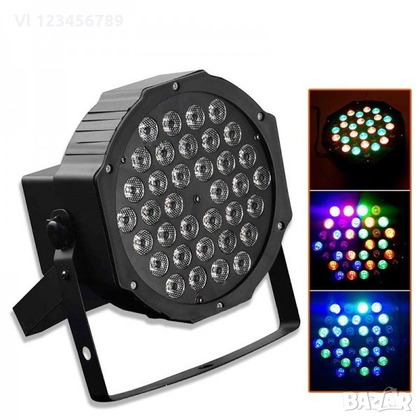 LED диско клубна парти лампа прожектор RGB 18 /36 /LED, снимка 1