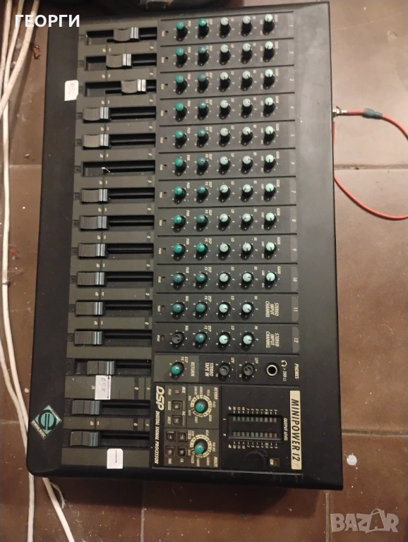 Изгодно General Music LEM MINIPOWER 12 – 12-канален миксер с мощност 250 W на канал и ефекти, снимка 1