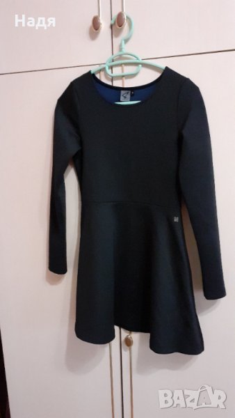 Черна плътна рокля , снимка 1