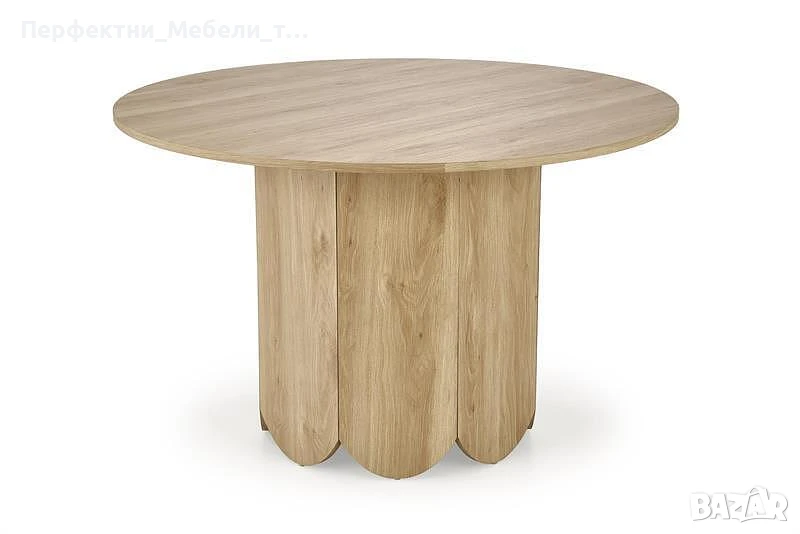 Луксозна маса-маса МДГ дъб- за 8-10 човека с диам. 120 см., снимка 1