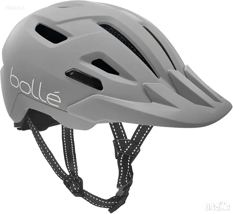 Bollé - STANCE CROSS, Велосипедна каска с козирка, Градска велосипедна каска, Каска за планина, S, снимка 1