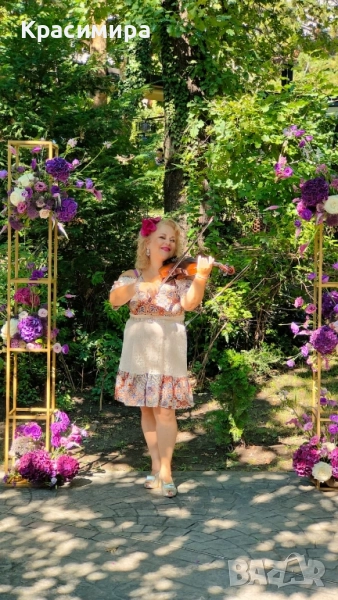 Певица, свиреща на цигулка, мандолина, пиано, ксилофон, глокеншпил и калимба за вашето тържество , снимка 1