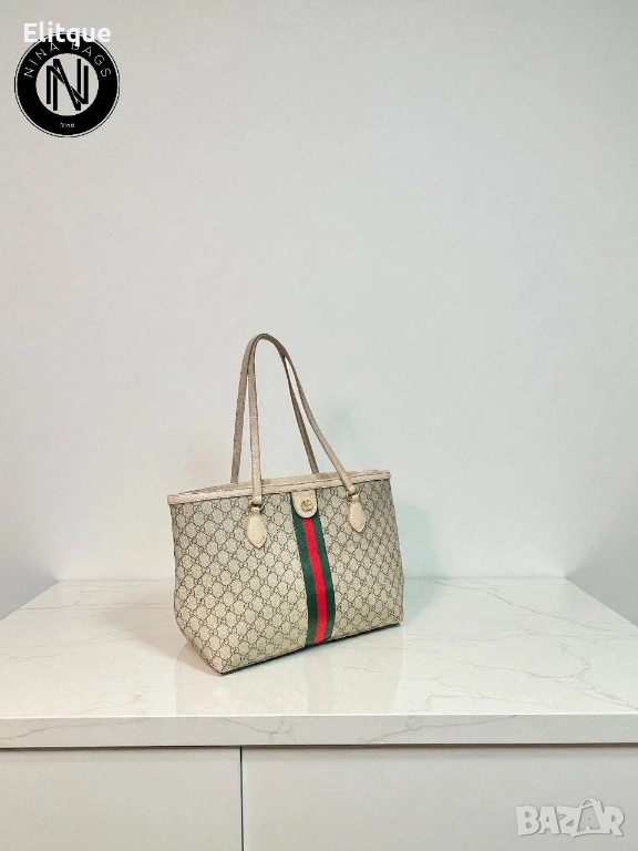 чанти GUCCİ OPHİDA GG LARGE TOTE BAG STOKTA ➡️ 43cm ⬆️ 30cм, снимка 1