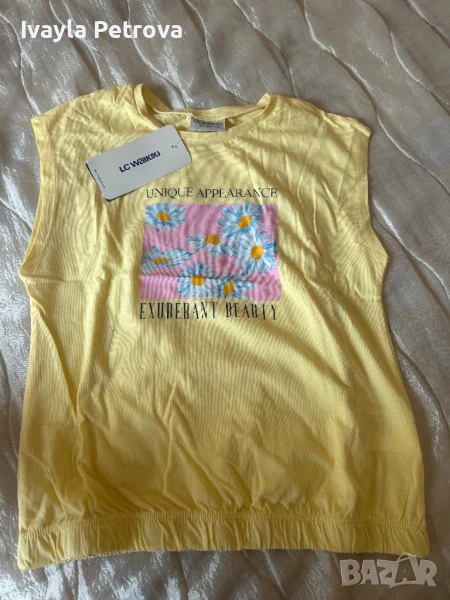 Лятна детска блуза за момиче , снимка 1