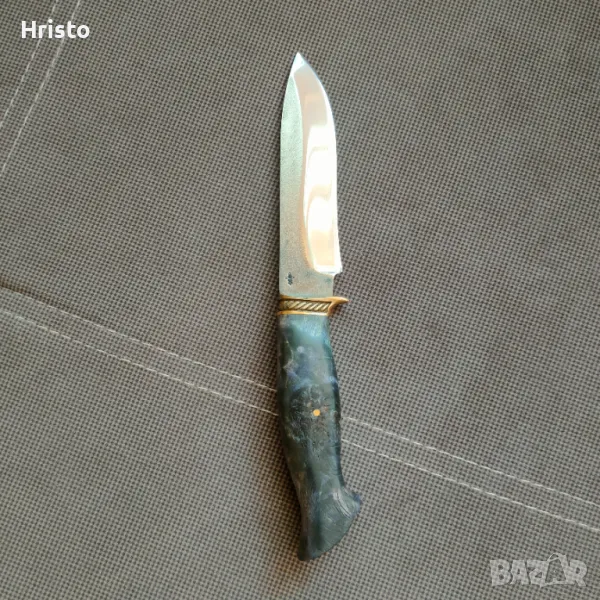 Ръчно изработен нож от стомана N690co, снимка 1