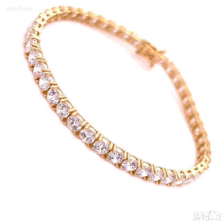 Златна дамска гривна 11,50гр. 19,5см. 14кр. проба:585 модел:34505-1, снимка 1