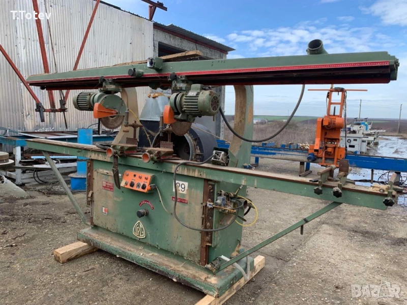 МАШИНИ ЗА РЯЗАНЕ НА ДЪРВЕНИ ТРУПИ И ПРОИЗВОДСТВО НА ЕВРОПАЛЕТИ, снимка 1