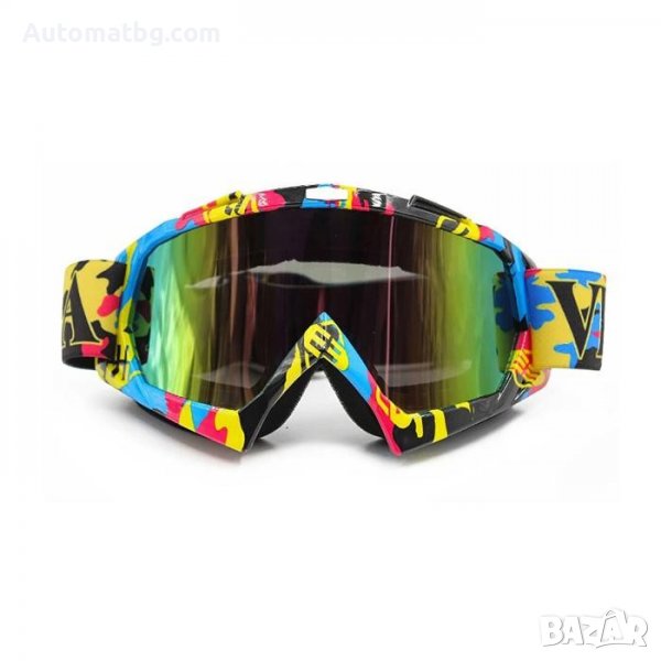 Мото очила Automat, Предпазни, QL-061-C, Цветно стъкло, снимка 1