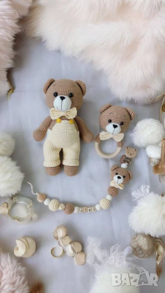 Комплект от 3 плетени играчки  , снимка 1