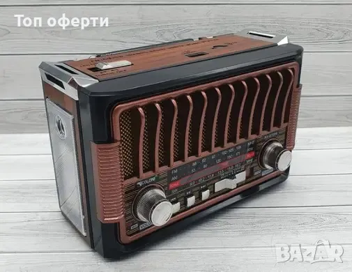Радиоприемник с Bluetooth USB GOLON RX-BT086 Ретро, снимка 1